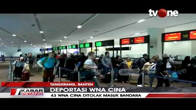 Bandara Soekarno-Hatta kedatangan 43 WNA Asal China