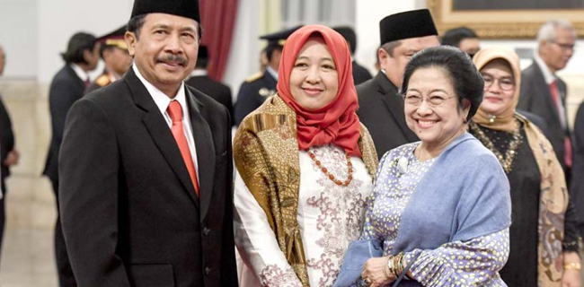 Ketua Dewan Pengarah BPIP Megawati Soekarnoputri dan Kepala BPIP Yudian Wahyudi