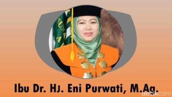 Dekan Fakultas Sains dan Teknologi (FST) Dr Eni Purwati (Foto: Tangkapan layar facebook/Detik.com)