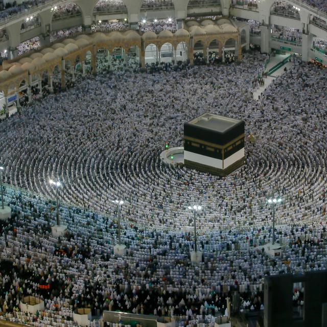 Jutaan umat Muslim yang tengah melaksanakan ibadah Haji,
