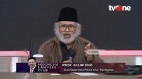 Sebut Pancasila unit Politik Publik, Prof Salim Said: Tidak Bisa Diklaim Satu Orang