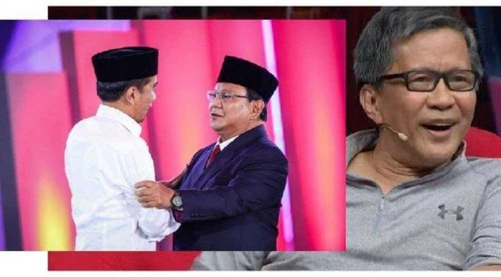 Jokowi-Prabowo Diusung Pilpres 2024, RG: Konyol, Dua Orang Tak Paham Demokrasi Disatukan Orang yang Hanya Paham Amplop!