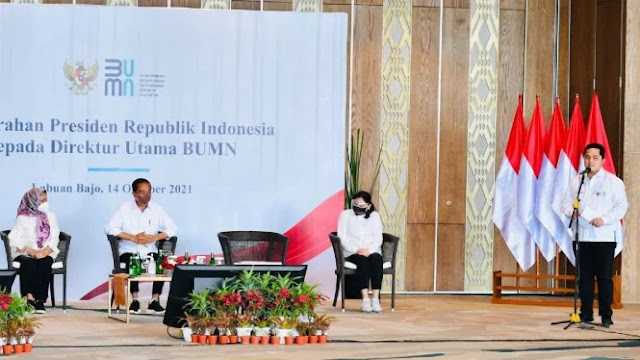 Jokowi ke Erick Thohir: BUMN Tidak Produktif-Tidak Adaptif, Tutup Saja