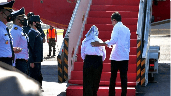 Momen Reuni 212, Presiden Jokowi dan Istri Terbang ke Bali